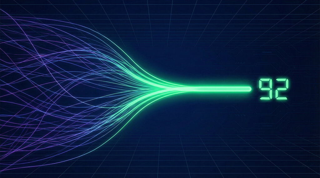 Abstract data analysis visualization